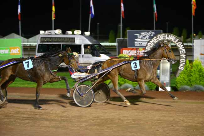 Photo d'arrivée de la course pmu GRAND PRIX DE LA TOUSSAINT à MONS (GHLIN) le Vendredi 26 octobre 2018