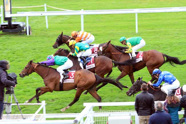 Photo d'arrivée de la course pmu PRIX POMMEAU DE NORMANDIE à CLAIREFONTAINE le Vendredi 26 octobre 2018