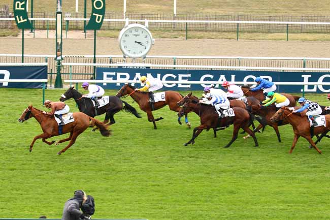 Photo d'arrivée de la course pmu PRIX DE LONGCHAMP à CHANTILLY le Dimanche 28 octobre 2018