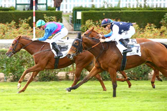 Photo d'arrivée de la course pmu PRIX DE VERNOUILLET à SAINT-CLOUD le Mardi 6 novembre 2018
