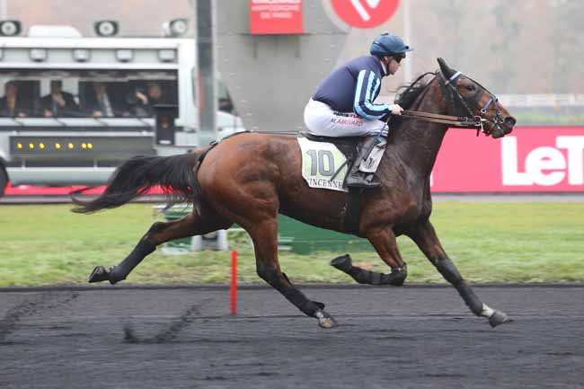Photo d'arrivée de la course pmu PRIX DE VALENCIENNES à PARIS-VINCENNES le Jeudi 15 novembre 2018