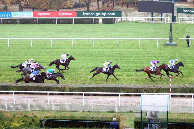 Photo d'arrivée de la course pmu PRIX PHARSALE à SAINT-CLOUD le Vendredi 16 novembre 2018