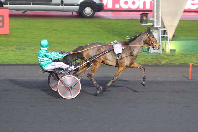 Photo d'arrivée de la course pmu PRIX DES GIROFLEES à PARIS-VINCENNES le Lundi 26 novembre 2018