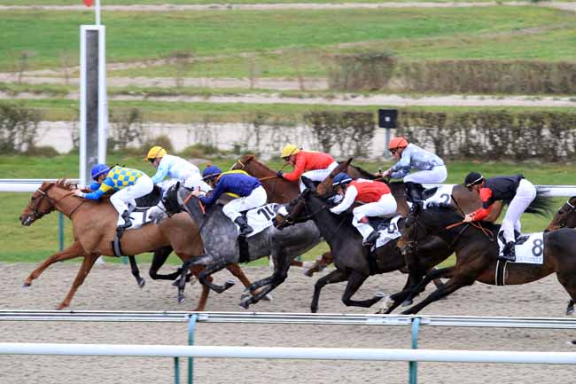 Photo d'arrivée de la course pmu PRIX DU PAYS DE BRAY à DEAUVILLE le Mardi 27 novembre 2018
