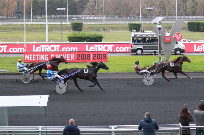 Photo d'arrivée de la course pmu PRIX DE PICARDIE à PARIS-VINCENNES le Mercredi 28 novembre 2018
