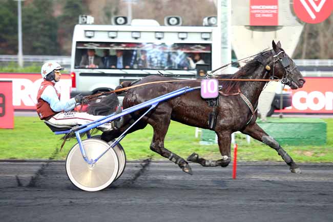 Photo d'arrivée de la course pmu PRIX D'AIGUES MORTES à PARIS-VINCENNES le Jeudi 29 novembre 2018