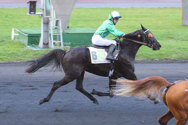 Photo d'arrivée de la course pmu PRIX DE GEMOZAC à PARIS-VINCENNES le Mardi 4 décembre 2018
