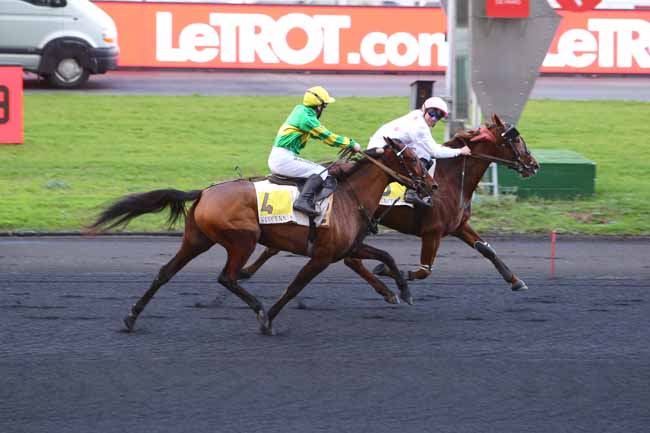 Photo d'arrivée de la course pmu PRIX D'HENNEBONT à PARIS-VINCENNES le Mardi 4 décembre 2018