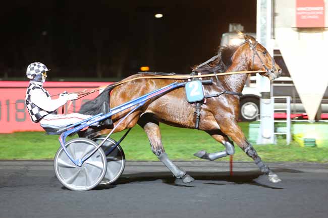 Photo d'arrivée de la course pmu PRIX DE BLANGY à PARIS-VINCENNES le Jeudi 6 décembre 2018