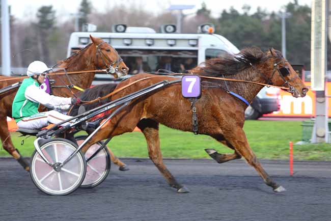 Photo d'arrivée de la course pmu PRIX DE SAUTRON à PARIS-VINCENNES le Lundi 10 décembre 2018