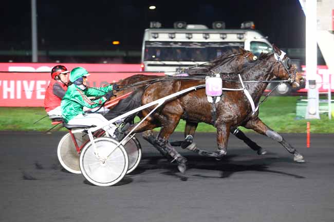 Photo d'arrivée de la course pmu PRIX FERONIA à PARIS-VINCENNES le Mardi 11 décembre 2018
