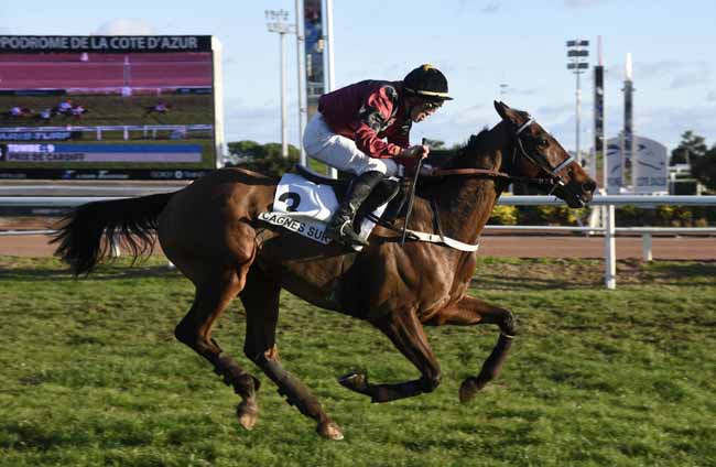 Photo d'arrivée de la course pmu PRIX DE CARDIFF à CAGNES-SUR-MER le Lundi 17 décembre 2018