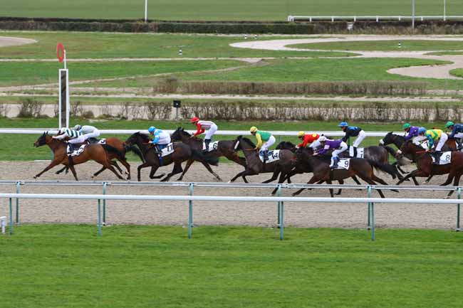 Photo d'arrivée de la course pmu PRIX DE SAINT-VAAST-LA-HOUGUE à DEAUVILLE le Mardi 18 décembre 2018