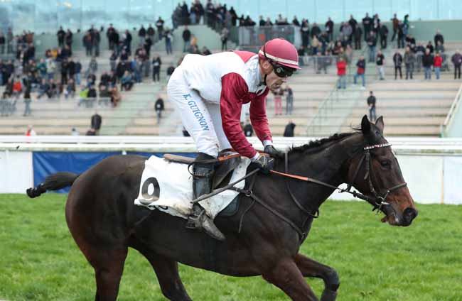 Photo d'arrivée de la course pmu PRIX FRANCOIS DE JUGE MONTESPIEU - PRIX DE SAINT-VINCENT à PAU le Mercredi 19 décembre 2018