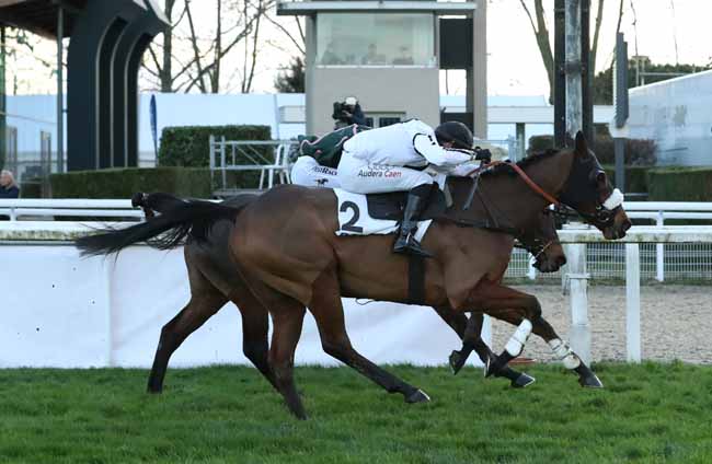 Photo d'arrivée de la course pmu PRIX JEAN LAMAYSOUETTE à PAU le Mercredi 19 décembre 2018