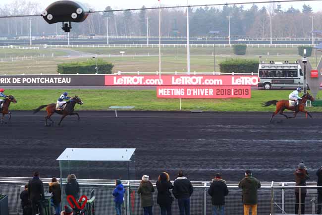 Photo d'arrivée de la course pmu PRIX DE PONTCHATEAU à PARIS-VINCENNES le Vendredi 28 décembre 2018