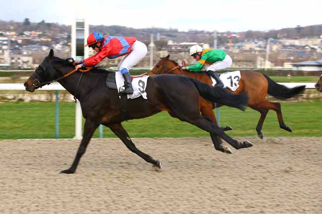 Photo d'arrivée de la course pmu PRIX DE L'AURETTE à DEAUVILLE le Jeudi 3 janvier 2019