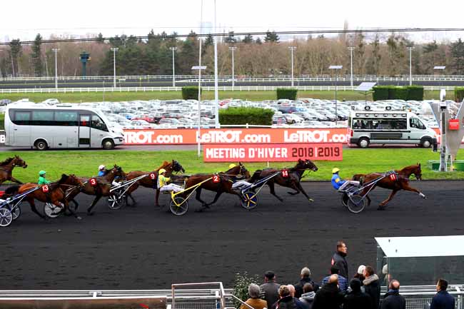 Photo d'arrivée de la course pmu GRAND PRIX DE BELGIQUE à PARIS-VINCENNES le Dimanche 13 janvier 2019