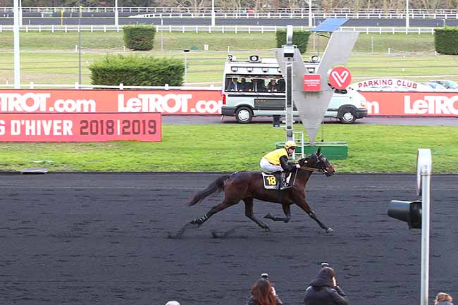 Photo d'arrivée de la course pmu PRIX DE PONT-A-MOUSSON à PARIS-VINCENNES le Jeudi 17 janvier 2019