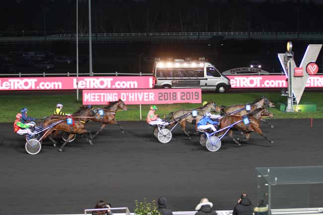 Photo d'arrivée de la course pmu PRIX DU LION-D'ANGERS à PARIS-VINCENNES le Dimanche 20 janvier 2019
