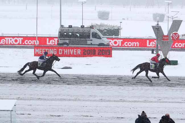Photo d'arrivée de la course pmu PRIX DE CHATEAUROUX à PARIS-VINCENNES le Mardi 22 janvier 2019