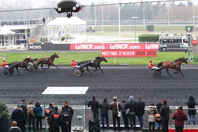 Photo d'arrivée de la course pmu PRIX DE MONS à PARIS-VINCENNES le Jeudi 24 janvier 2019