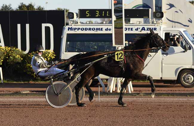 Photo d'arrivée de la course pmu PRIX DES ANEMONES à CAGNES-SUR-MER le Mardi 5 février 2019
