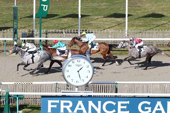 Photo d'arrivée de la course pmu PRIX DE LA ROUTE D'AUTEUIL à CHANTILLY le Jeudi 7 février 2019