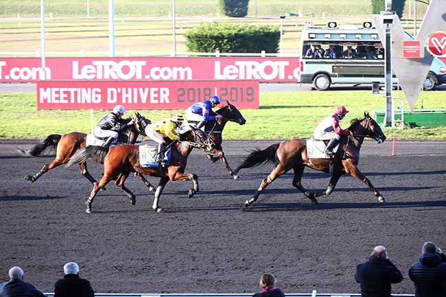 Photo d'arrivée de la course pmu PRIX HOLLY DU LOCTON à PARIS-VINCENNES le Jeudi 14 février 2019