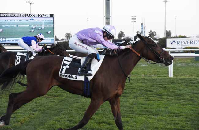 Photo d'arrivée de la course pmu PRIX LE DRAMONT à CAGNES-SUR-MER le Mercredi 20 février 2019