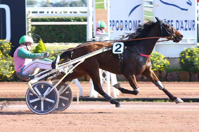 Photo d'arrivée de la course pmu PRIX DE MALMOE à CAGNES-SUR-MER le Vendredi 1 mars 2019