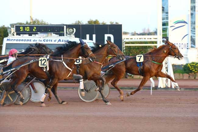 Photo d'arrivée de la course pmu PRIX DE SALERNES à CAGNES-SUR-MER le Vendredi 1 mars 2019