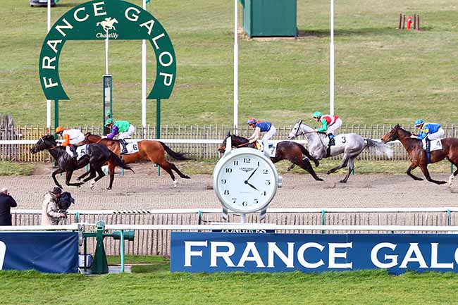Photo d'arrivée de la course pmu PRIX ANABAA à CHANTILLY le Mardi 5 mars 2019