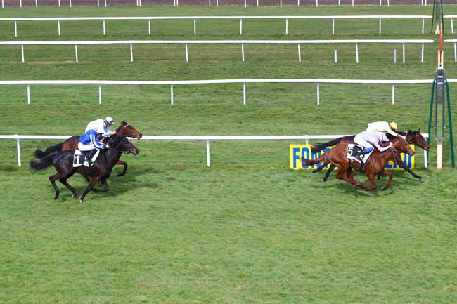 Photo d'arrivée de la course pmu PRIX DES TROIS MASSIFS à FONTAINEBLEAU le Jeudi 7 mars 2019