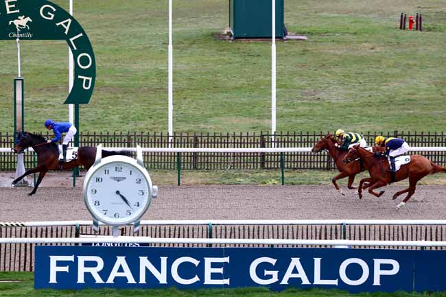 Photo d'arrivée de la course pmu PRIX DU SOISSONNAIS à CHANTILLY le Jeudi 14 mars 2019