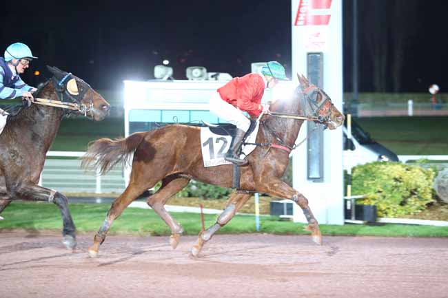 Photo d'arrivée de la course pmu PRIX DE FENAIN à ENGHIEN le Jeudi 14 mars 2019