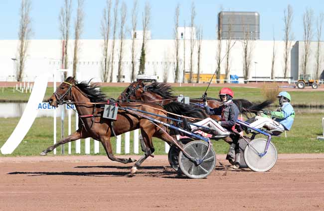 Photo d'arrivée de la course pmu GRAND PRIX BARON D'ARDEUIL AOC BUZET à AGEN LE PASSAGE le Mercredi 20 mars 2019