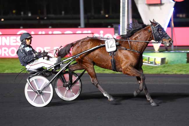 Photo d'arrivée de la course pmu PRIX AMALTHEA à PARIS-VINCENNES le Vendredi 29 mars 2019