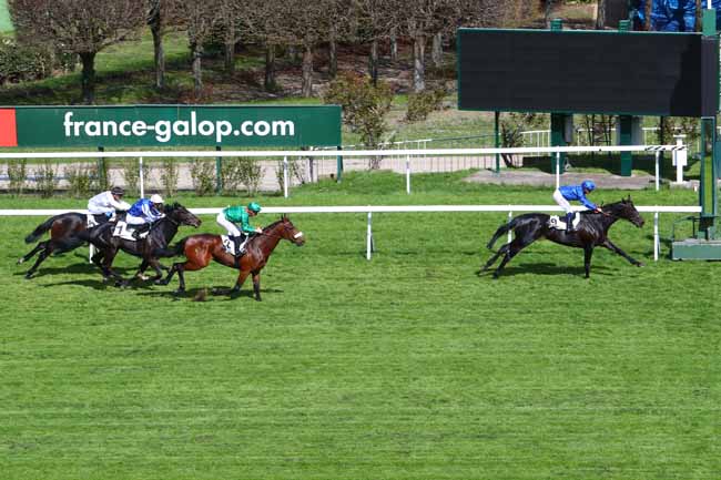 Photo d'arrivée de la course pmu PRIX AMOUR DRAKE à SAINT-CLOUD le Jeudi 4 avril 2019