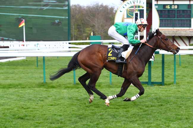 Photo d'arrivée de la course pmu PRIX DE MARGNY-SUR-MATZ à COMPIEGNE le Vendredi 5 avril 2019