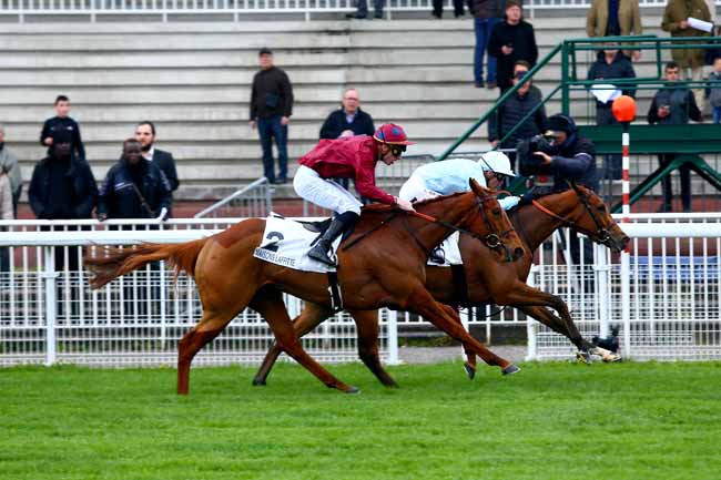 Photo d'arrivée de la course pmu PRIX IMPRUDENCE à MAISONS-LAFFITTE le Mercredi 10 avril 2019