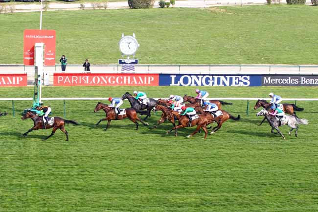 Photo d'arrivée de la course pmu PRIX LORD SEYMOUR à LONGCHAMP le Dimanche 14 avril 2019