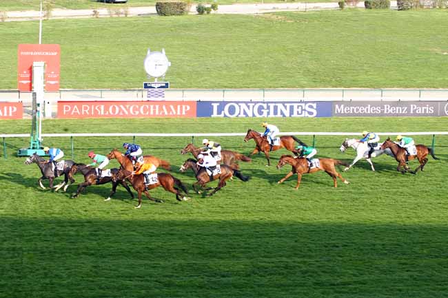 Photo d'arrivée de la course pmu PRIX DE L'ALLEE DE LONGCHAMP à LONGCHAMP le Dimanche 14 avril 2019