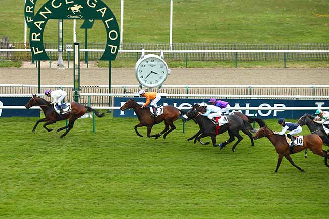 Photo d'arrivée de la course pmu PRIX DE VALMONDOIS à CHANTILLY le Mardi 16 avril 2019