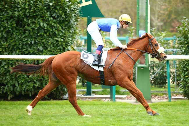 Photo d'arrivée de la course pmu PRIX DE LA FUTAIE DES EPINETTES à CHANTILLY le Mardi 16 avril 2019