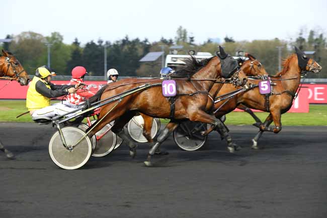 Photo d'arrivée de la course pmu PRIX PHAEO à PARIS-VINCENNES le Mardi 16 avril 2019