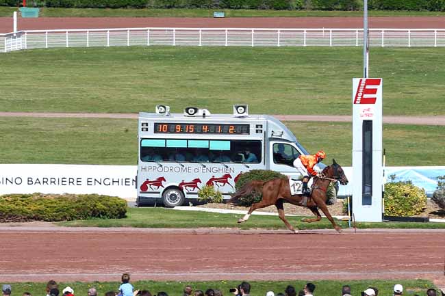 Photo d'arrivée de la course pmu PRIX PROFANE à ENGHIEN le Samedi 20 avril 2019