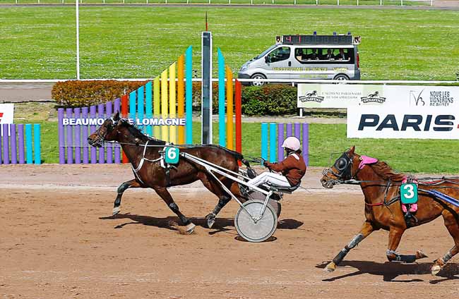 Photo d'arrivée de la course pmu PRIX DE LA GIRONDE à BEAUMONT-DE-LOMAGNE le Mercredi 24 avril 2019