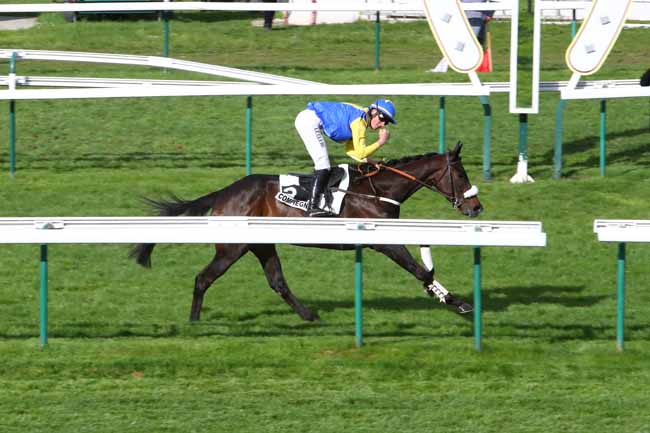 Photo d'arrivée de la course pmu PRIX DU GRAND MARECHAL à COMPIEGNE le Jeudi 25 avril 2019
