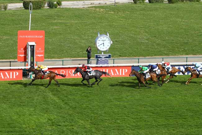 Photo d'arrivée de la course pmu PRIX DE BEAUBOURG à LONGCHAMP le Dimanche 28 avril 2019